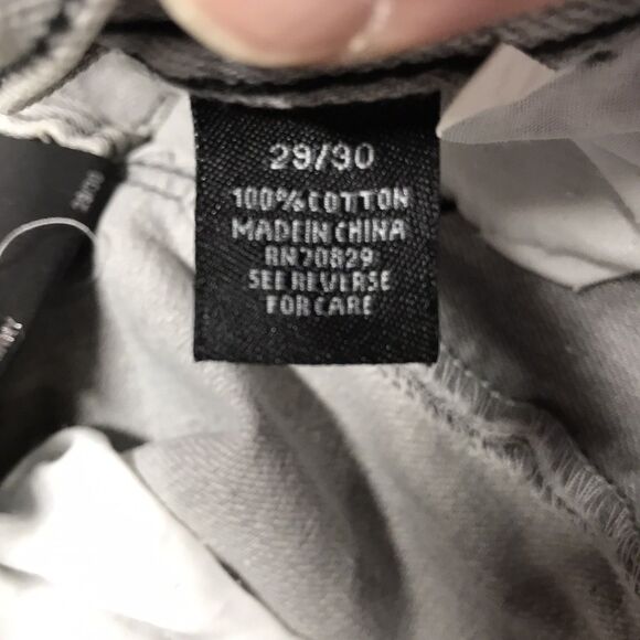 NWT BUCKLE BLACK Jeans Men 29x30 Skinny Gray Distressed Biker Skate Club - Picture 10 of 16